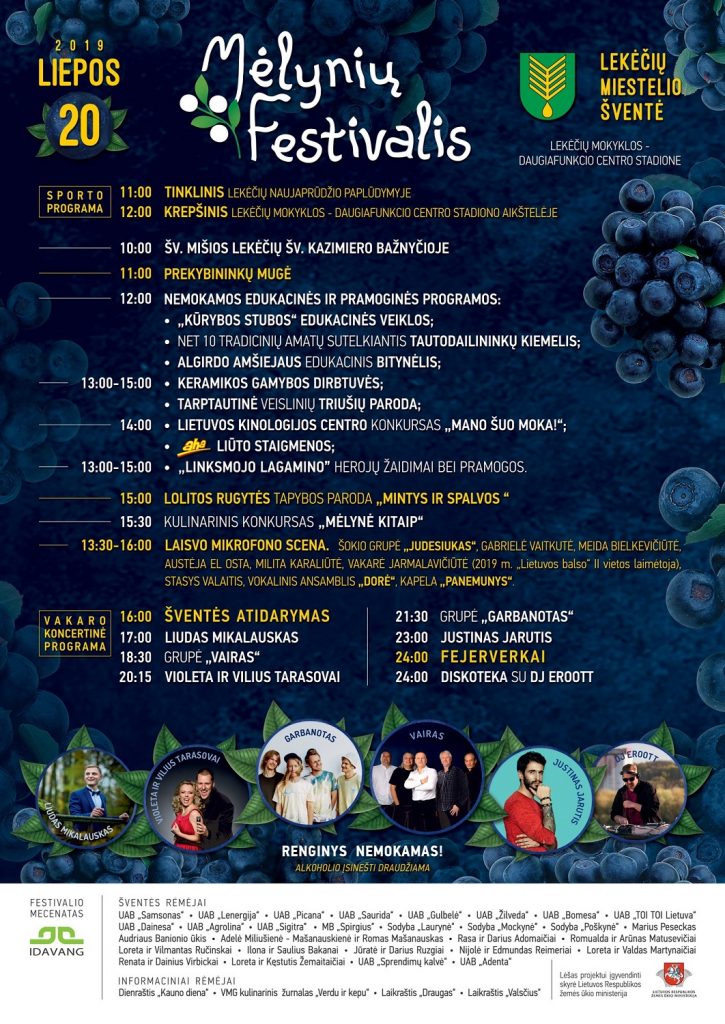 melyniu festivalis 2019 programa